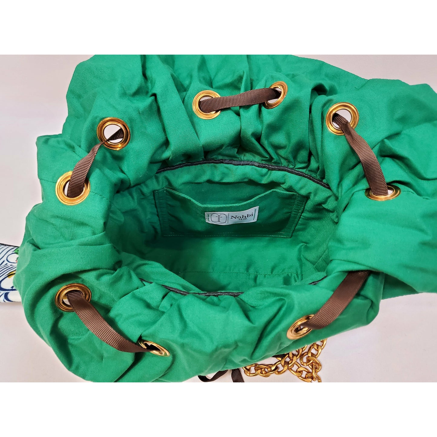 Black & Green Shoulder Bag - NOHBI