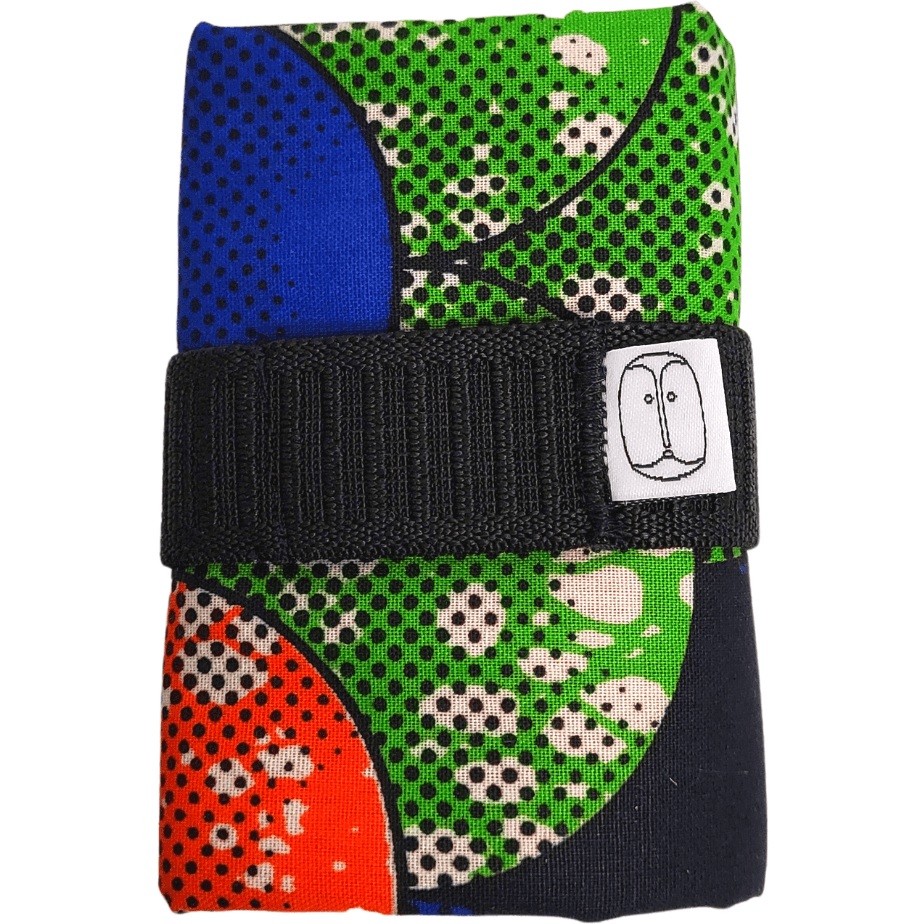 Mini Foldable Bag - Green Red & Blue - NOHBI