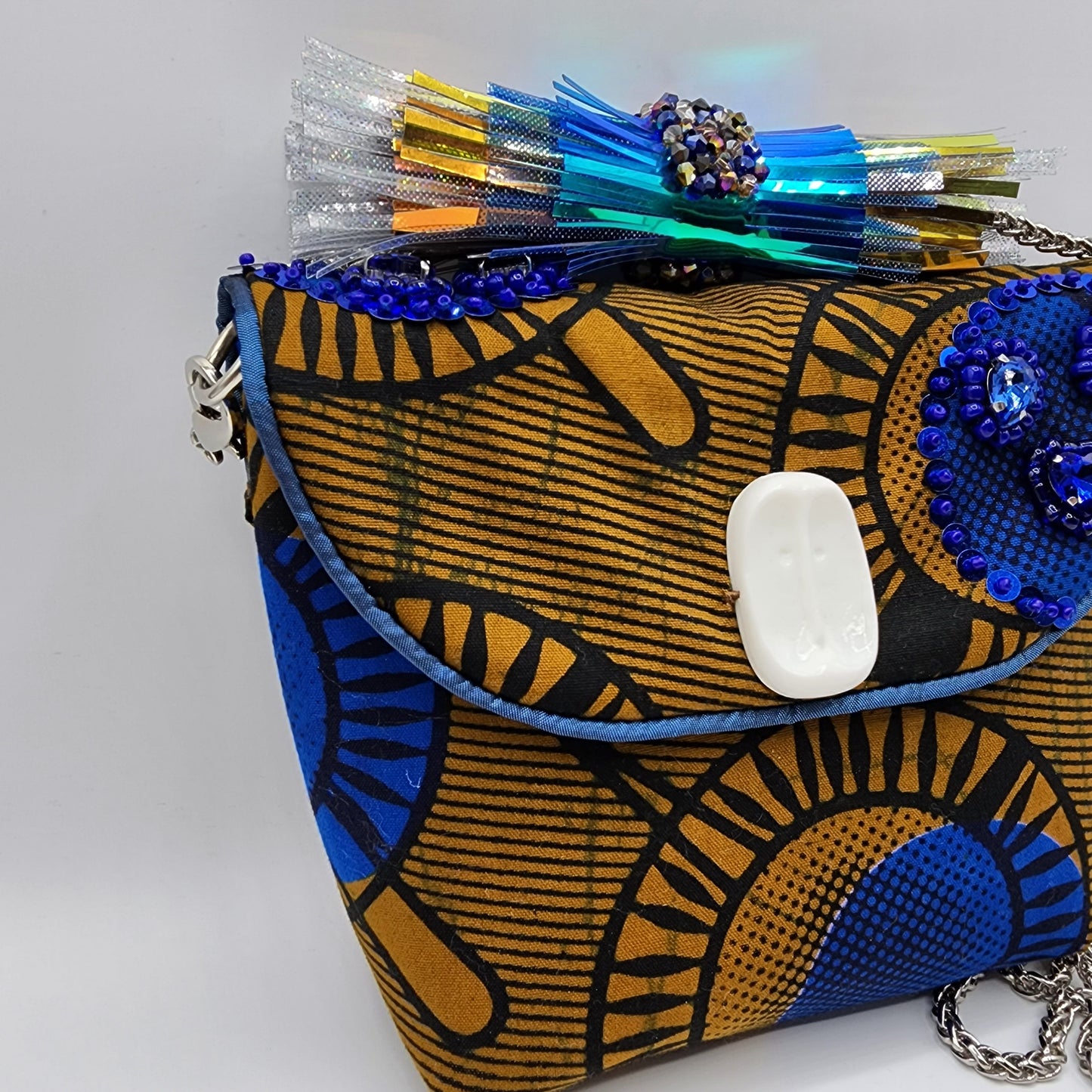 Orange & Blue Handbag - NOHBI