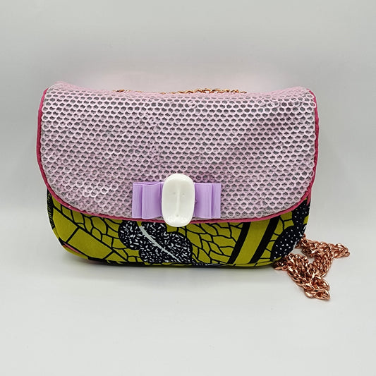 Pink & Yellow Shoulder Bag - NOHBI