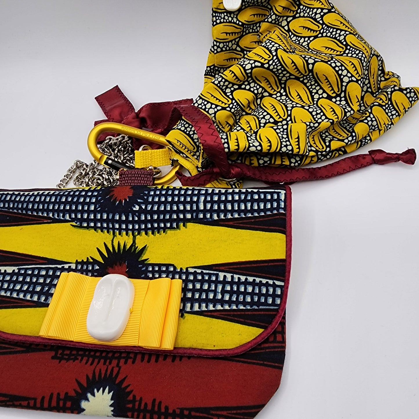 Yellow & Red Shoulder Bag - NOHBI