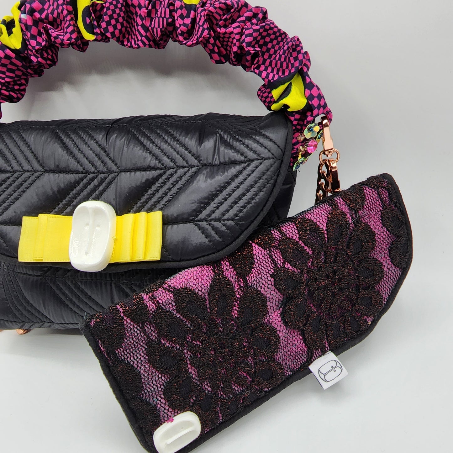 Black & Purple Handbag - NOHBI