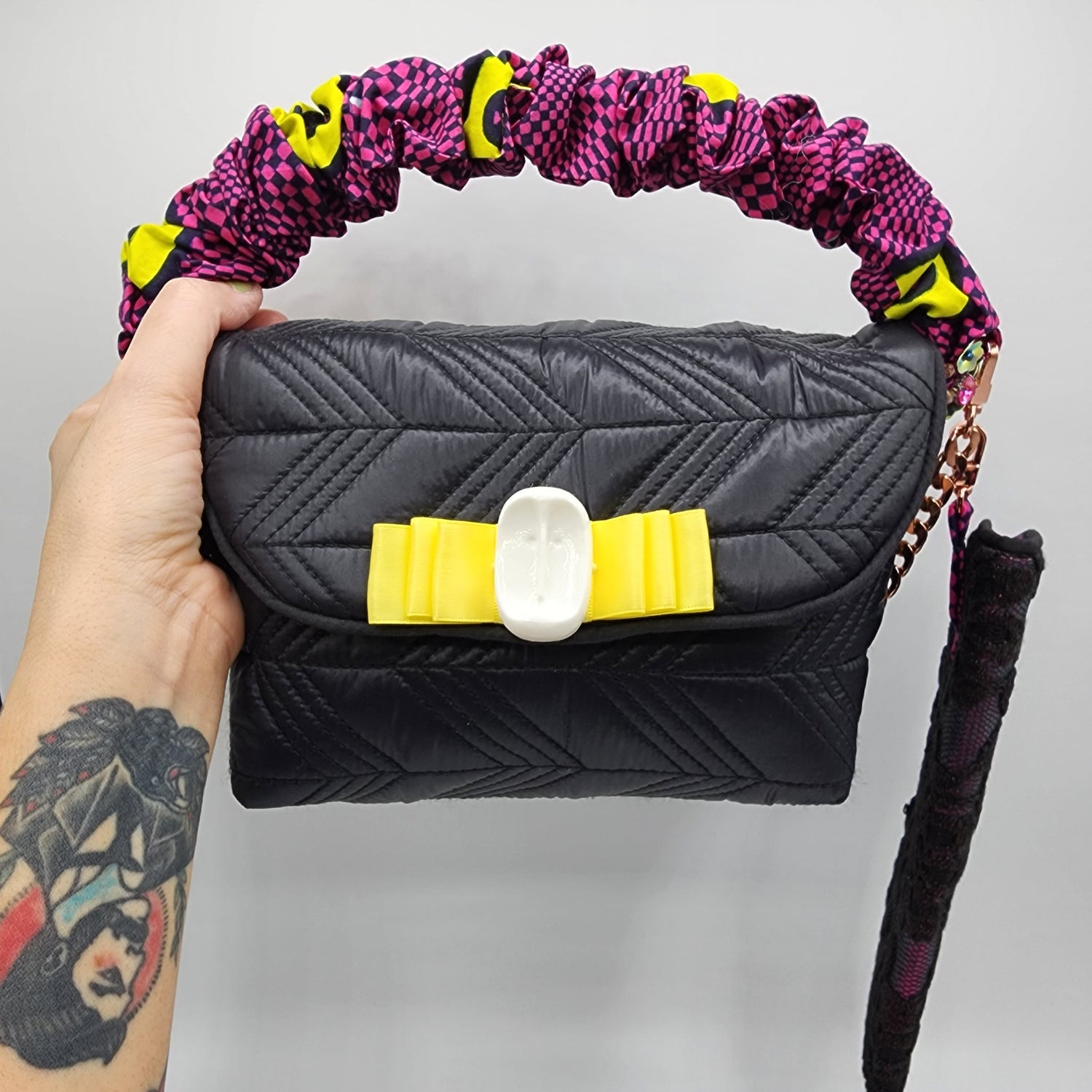 Black & Purple Handbag - NOHBI