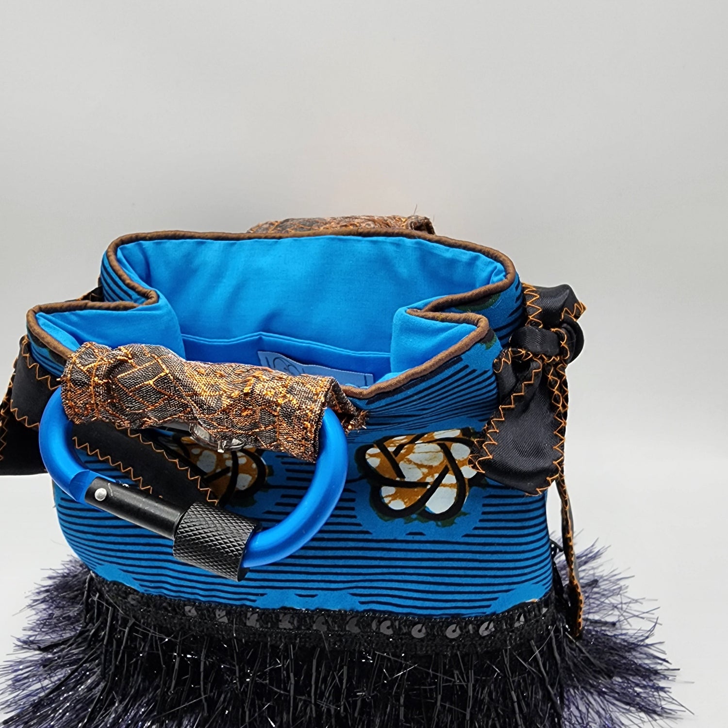 Blue & Copper Handbag - NOHBI