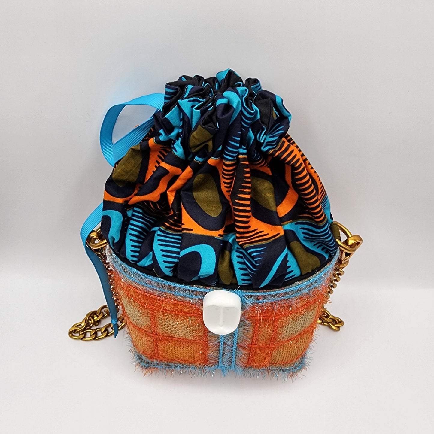 Blue & Orange Shoulder Bag - NOHBI