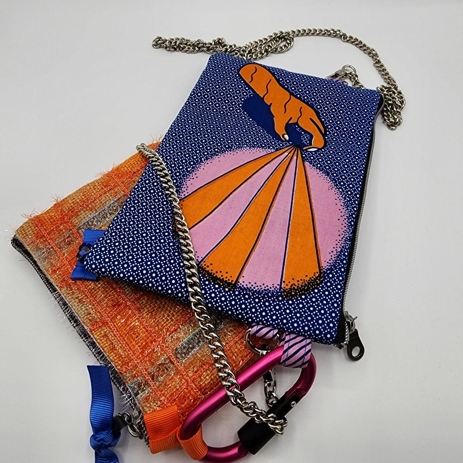 Blue & Orange Shoulder Bag - NOHBI