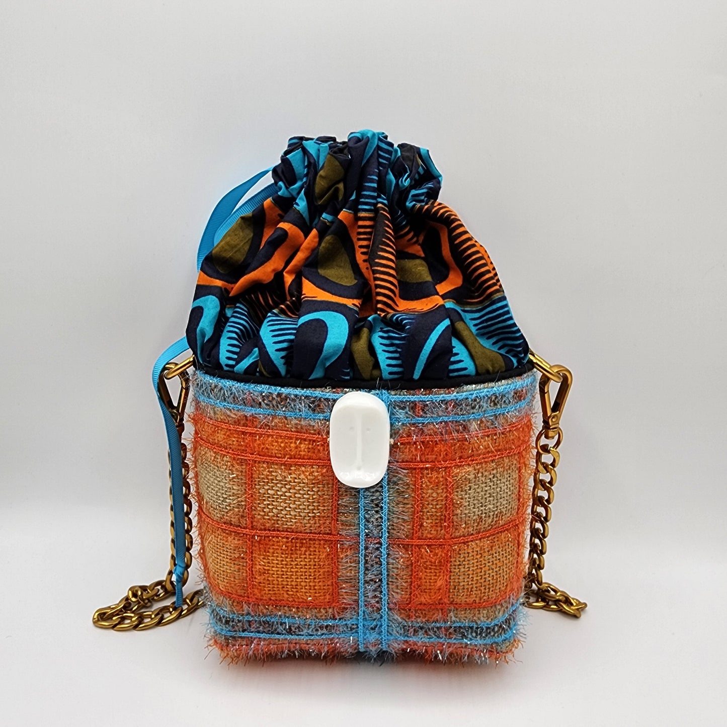 Blue & Orange Shoulder Bag - NOHBI