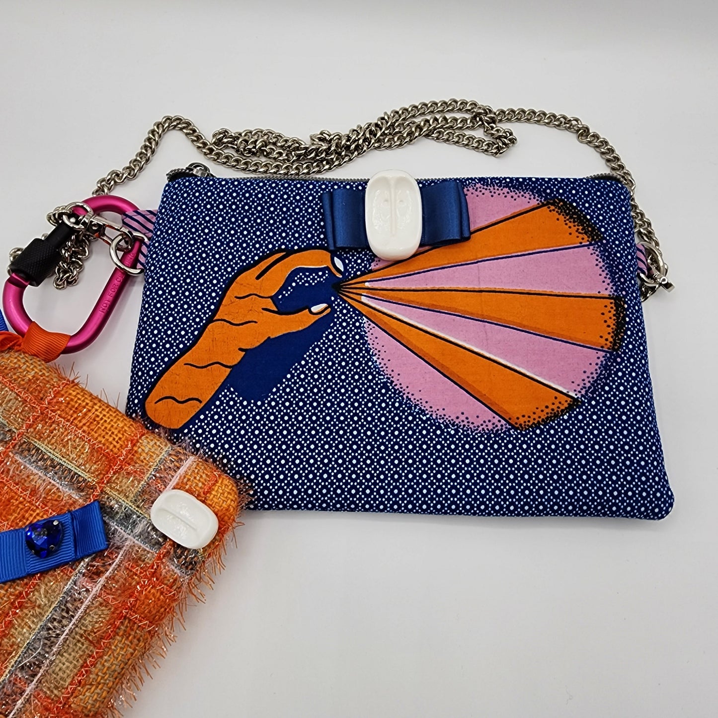 Blue & Orange Shoulder Bag - NOHBI