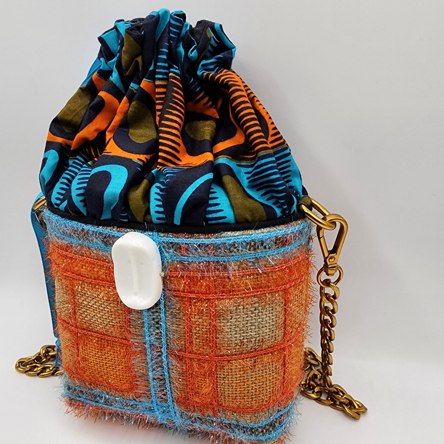 Blue & Orange Shoulder Bag - NOHBI