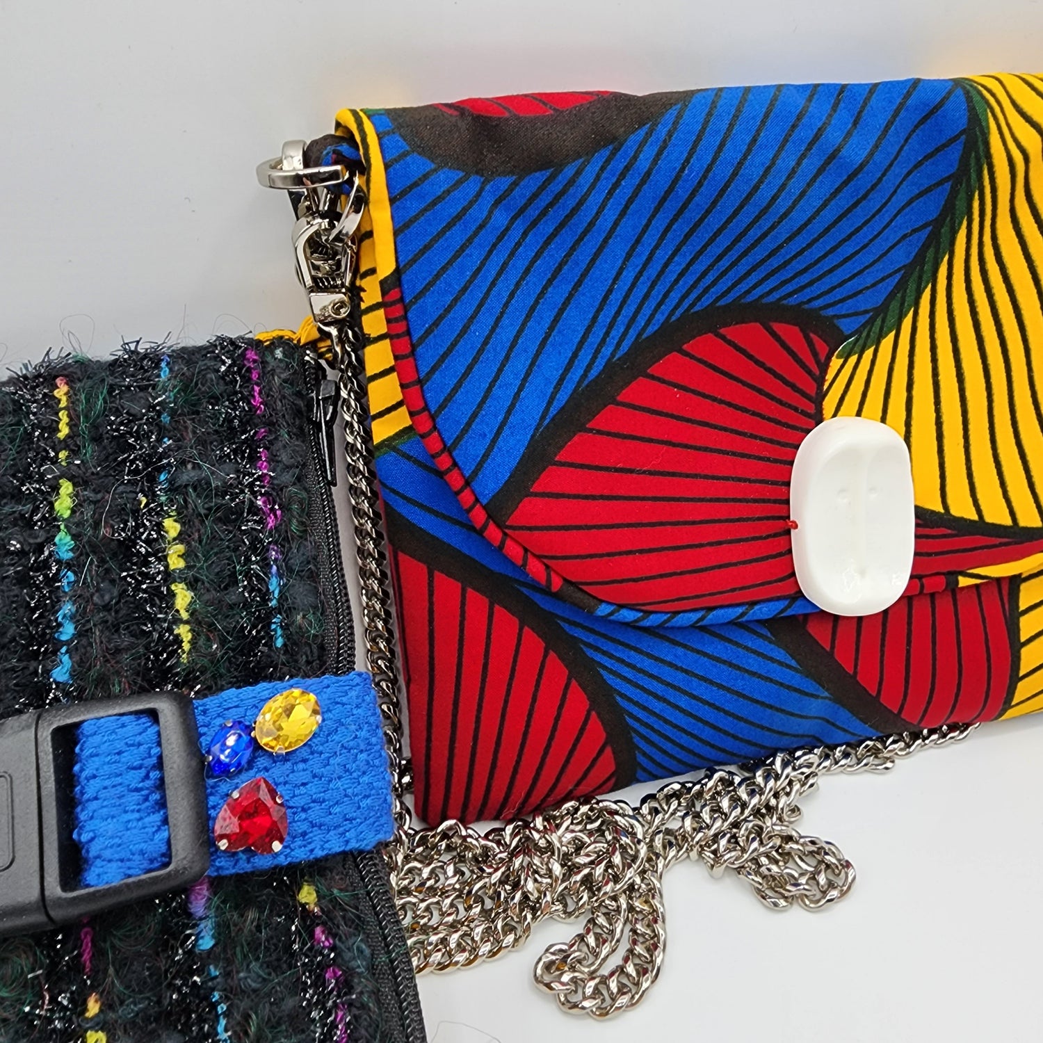 Blue Red & Yellow Shoulder Bag - NOHBI