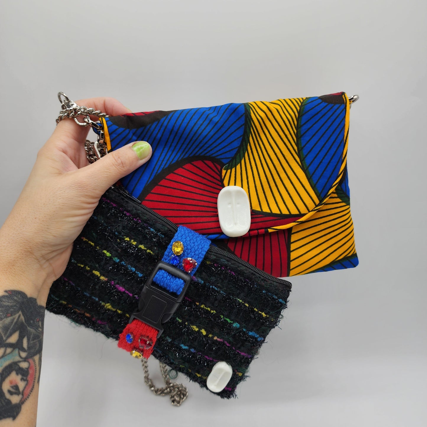 Blue Red & Yellow Shoulder Bag - NOHBI