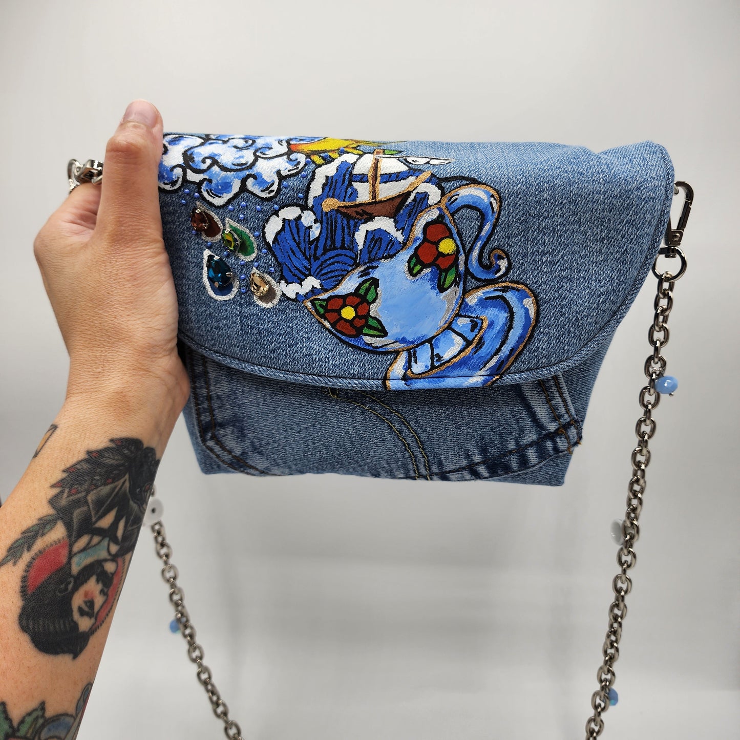 Cup of Tea Jean Shoulder Bag - NOHBI