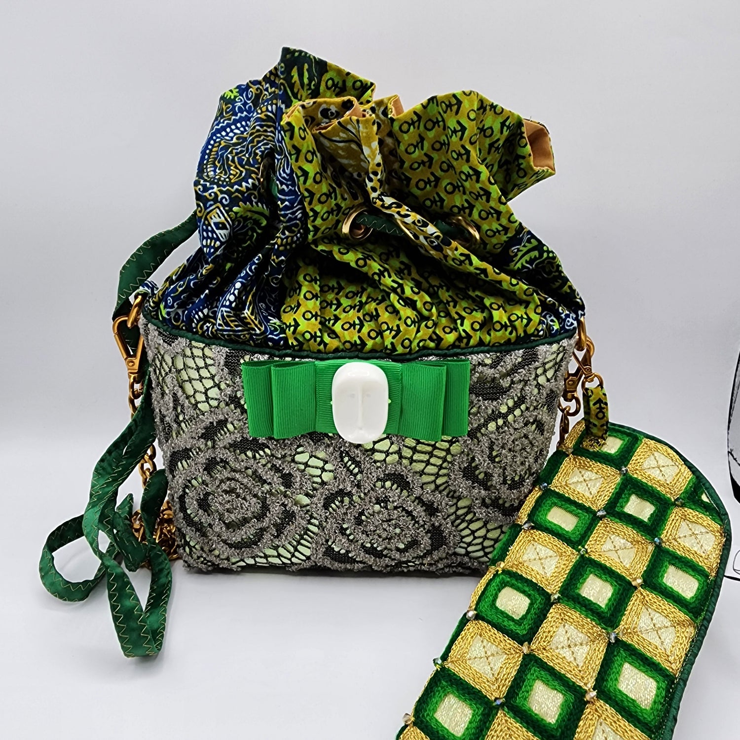 Green & Black Purse Style - NOHBI