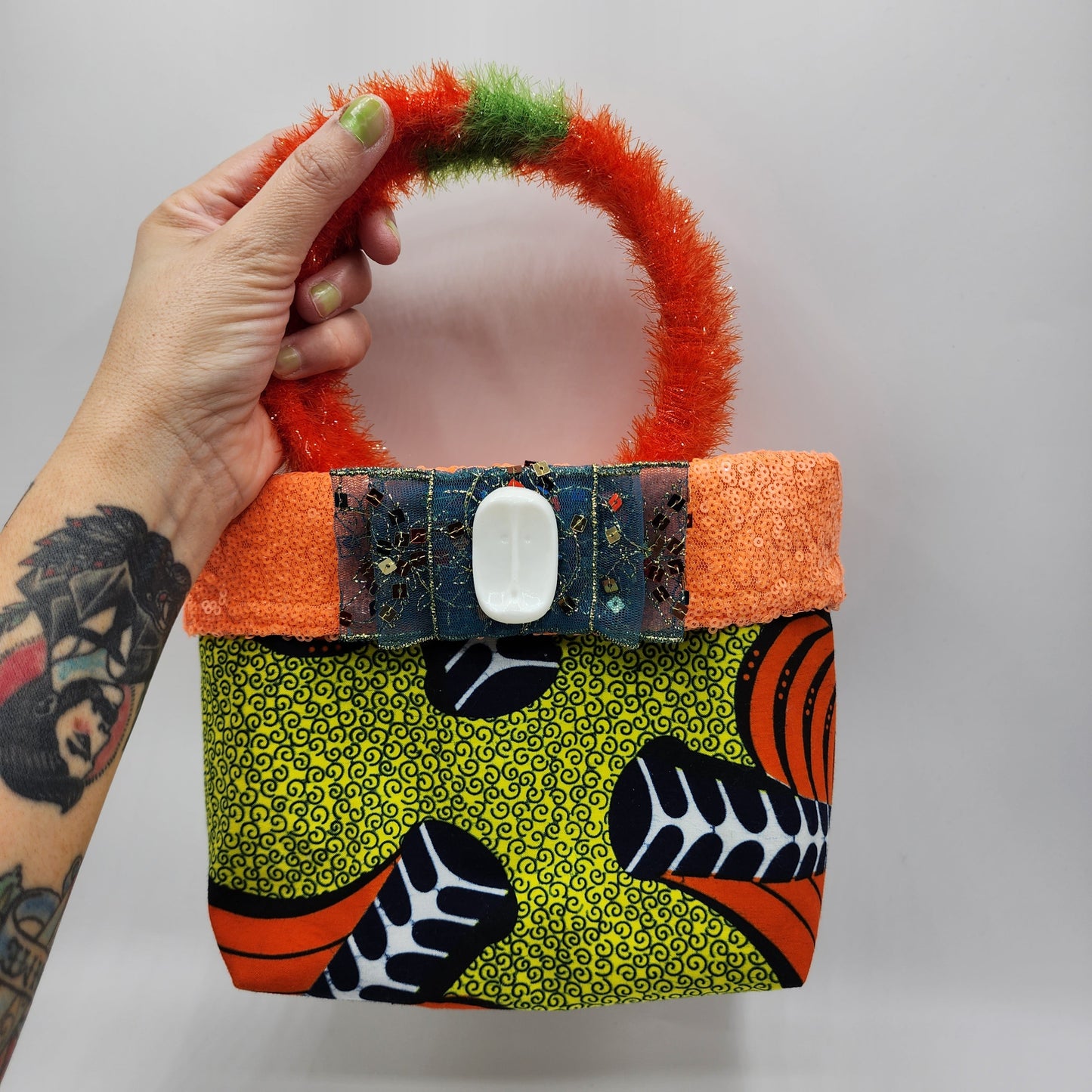 Orange & Yellow Handbag - NOHBI