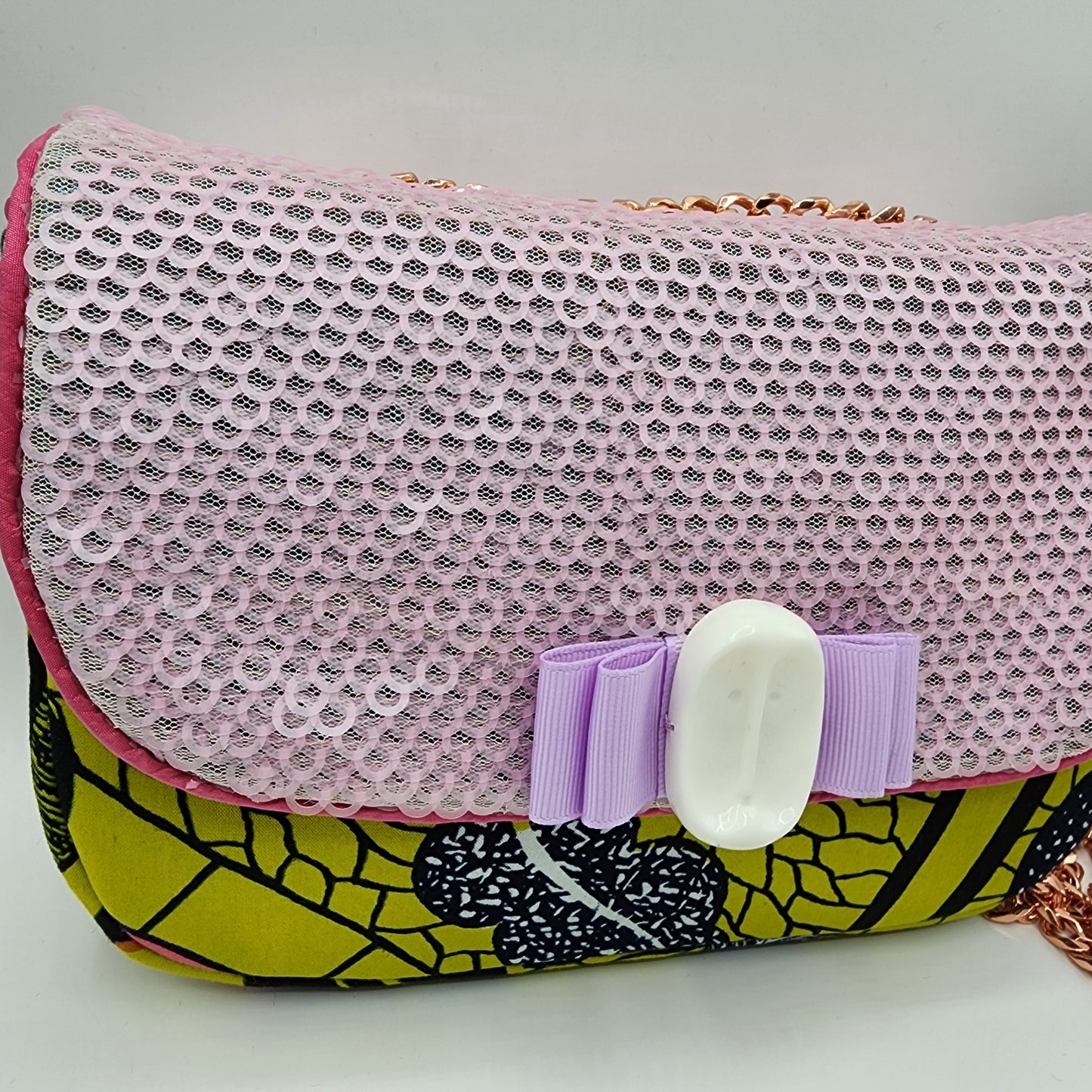 Pink & Yellow Shoulder Bag - NOHBI