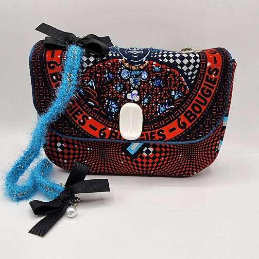 Red & Blue Shoulder Bag - NOHBI