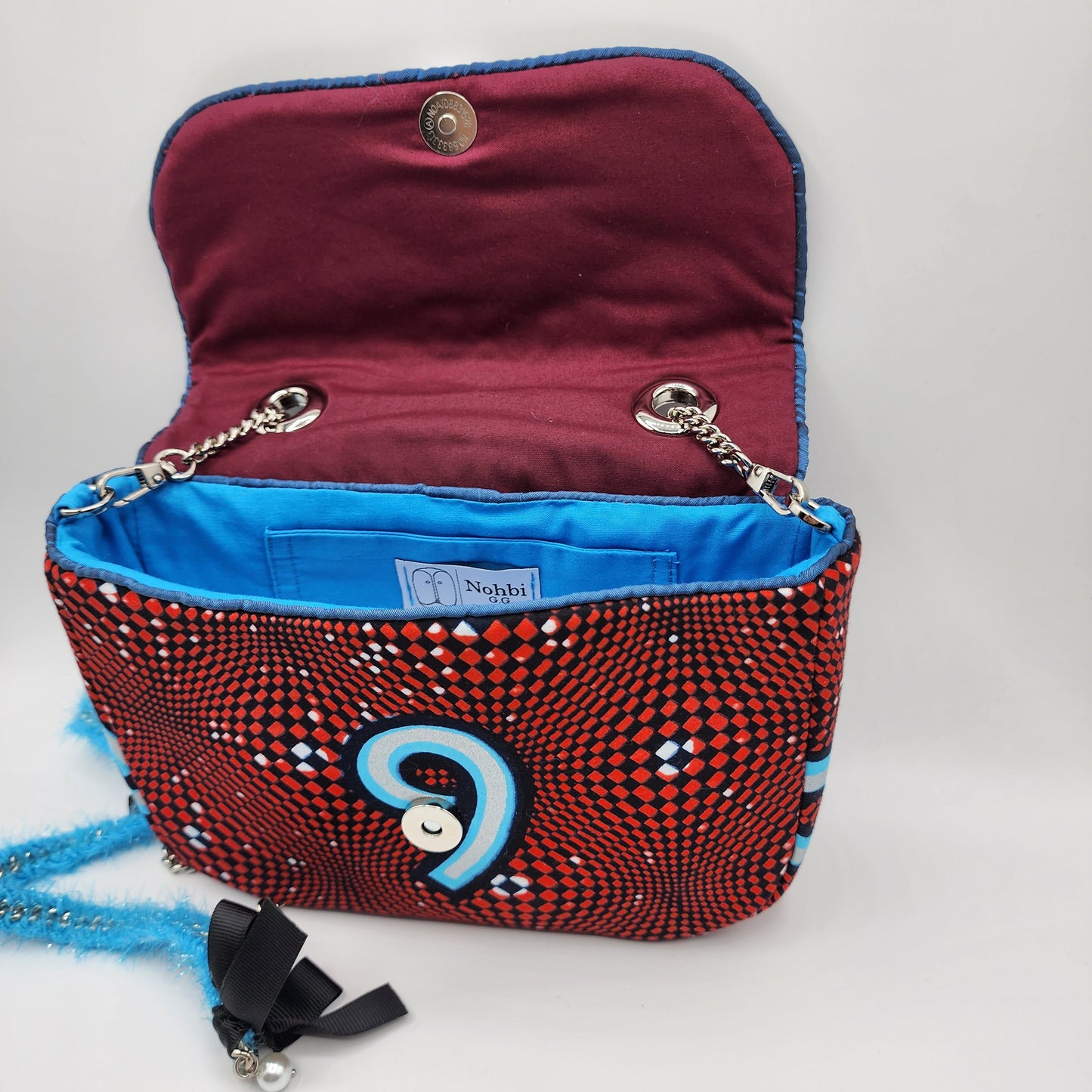 Red & Blue Shoulder Bag - NOHBI