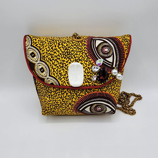 Yellow Eyes Shoulder Bag - NOHBI