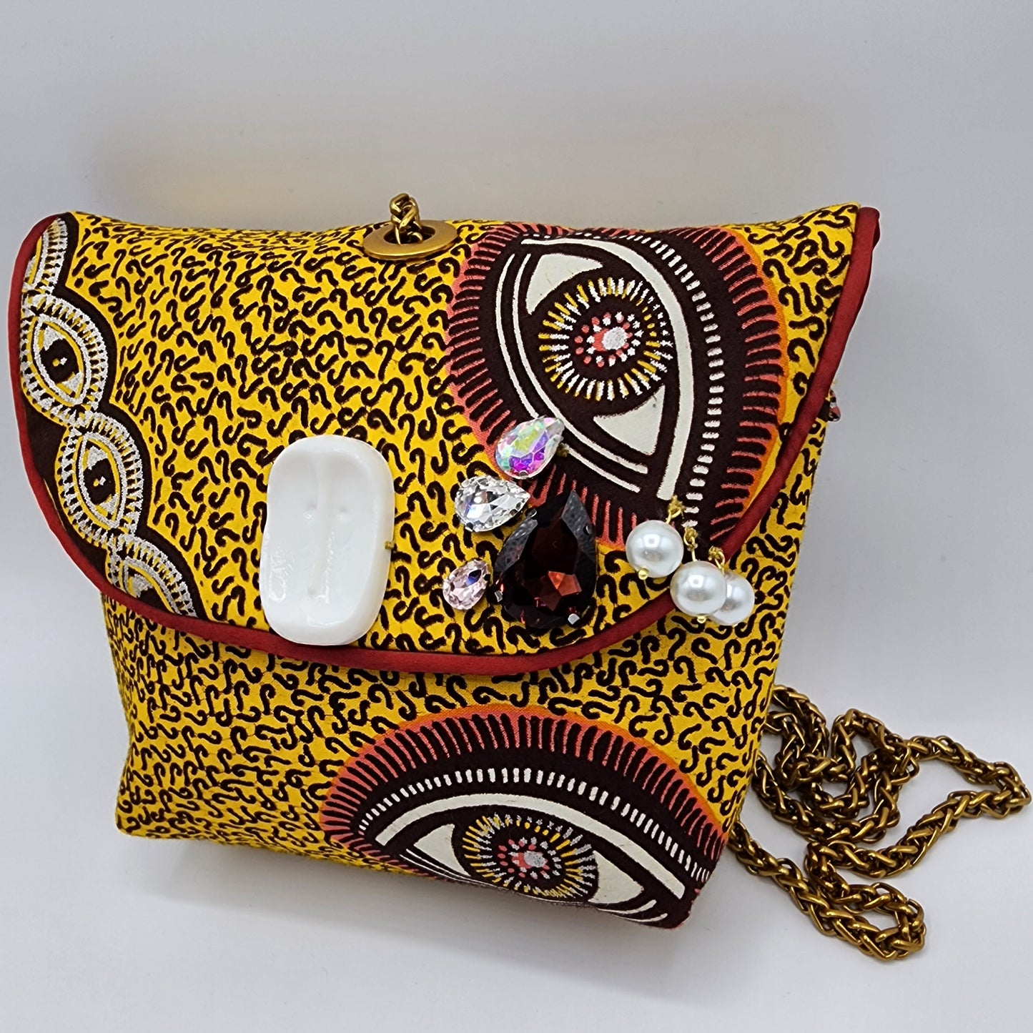 Yellow Eyes Shoulder Bag - NOHBI