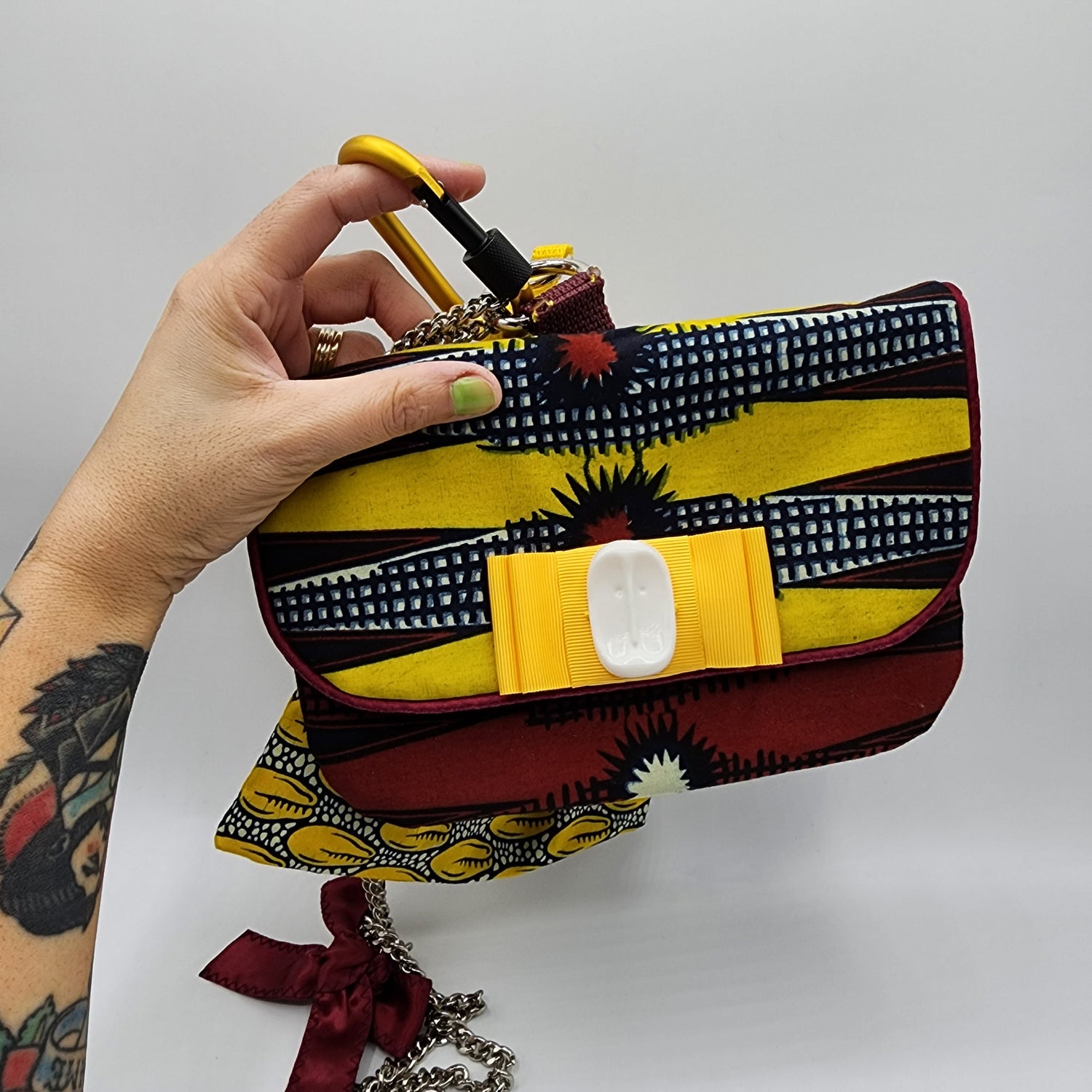 Yellow & Red Shoulder Bag - NOHBI